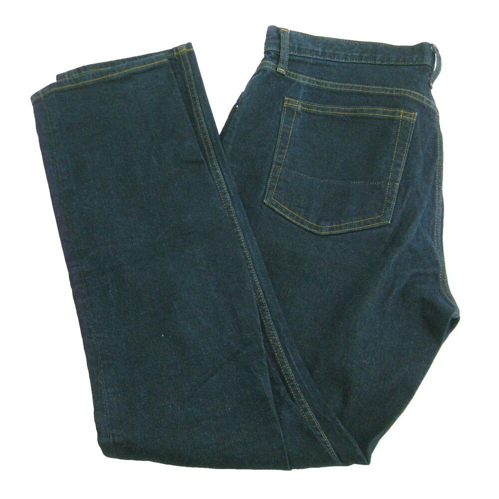 FREE ASSEMBLY Men's (Size 34x32) Dark Blue Jeans Cotton Denim Pants 5 Pockets